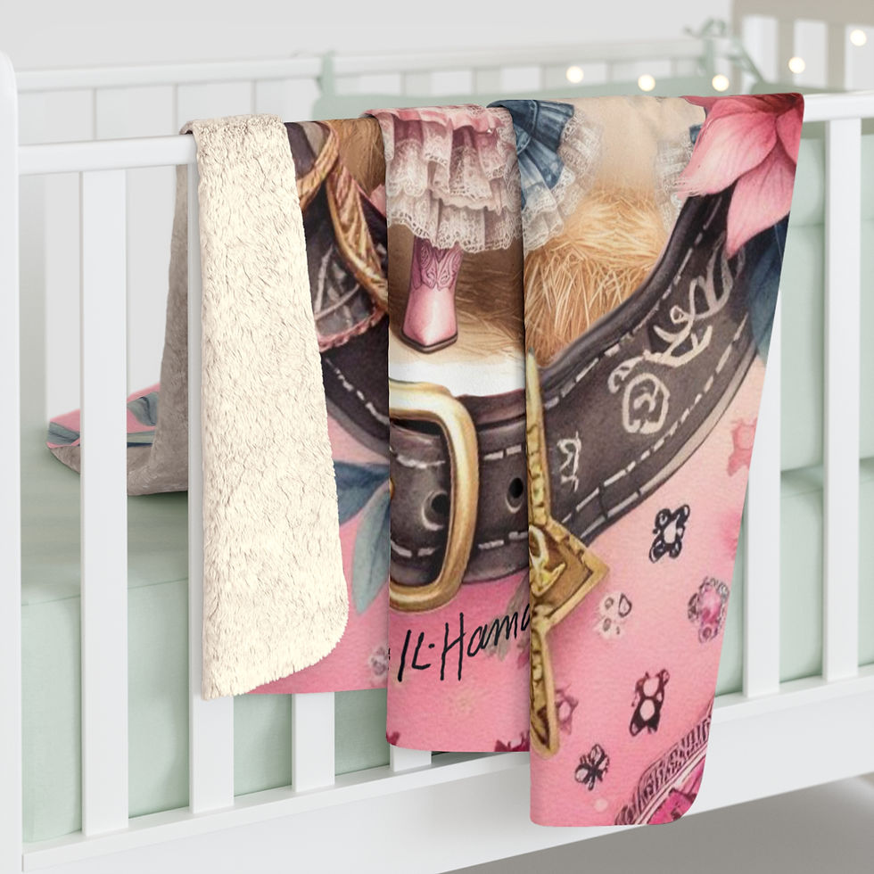 Thumbnail: Chihuahua "Rodeo"  -Sherpa Blanket 