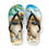 Thumbnail: Pekingese  Flip Flops "Gone to the Beach"