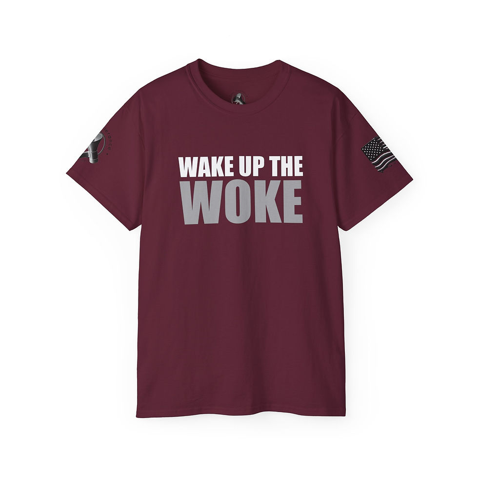 Thumbnail: Wake up the Woke - Middle weight cotton Tee