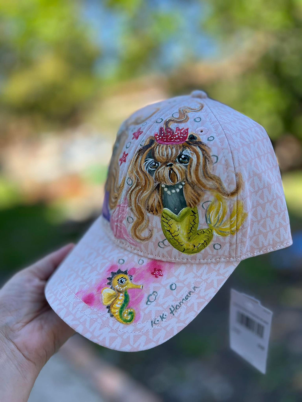 Thumbnail: Baseball Cap - Mermaid Yorkies - Michael Kors