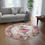 Thumbnail: Grace the Ballerina Bunny Round Area Rug | Kiki Baby
