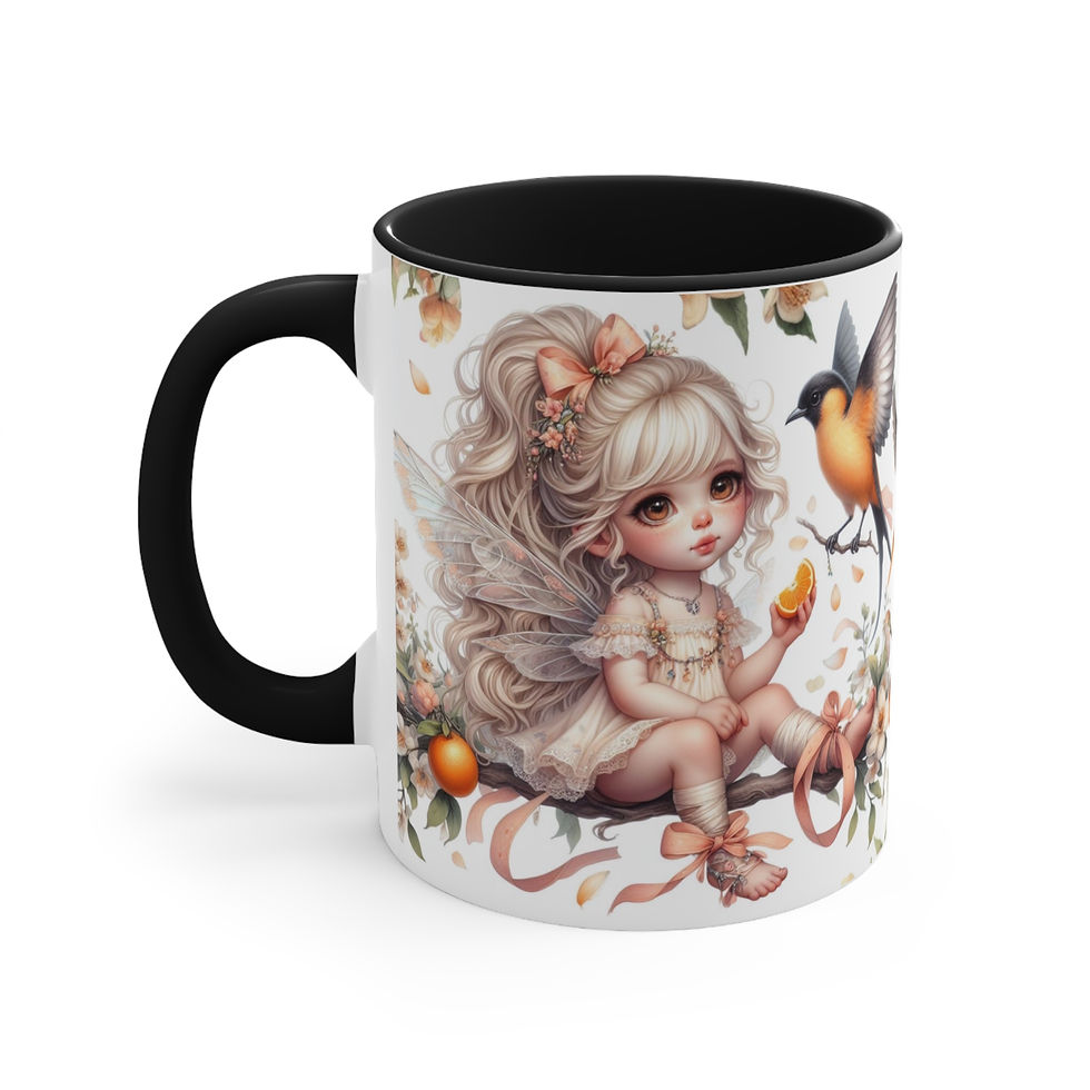 Thumbnail: Oriole Fairy   "Birdies and Fairies "  Art Mug 
