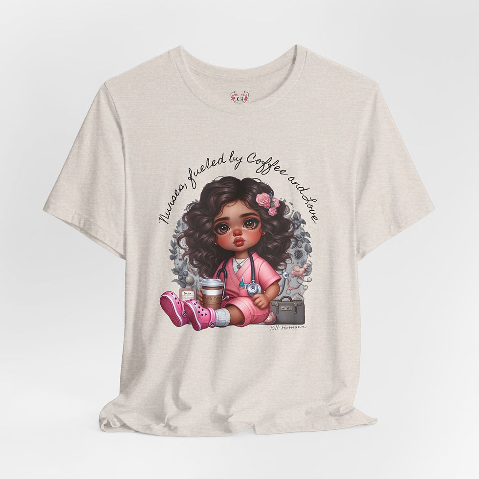 Thumbnail: Nurse Maria Coffee and Love" Tshirt (Boyfriend Cut)