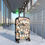 Thumbnail: Biewer / Parti Yorkie "Tourists" Hard Shell Suitcase with Florals, 3 sizes