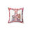 Thumbnail: Yorkie Letter I  -Faux Suede Square Pillow - 14 x 14"