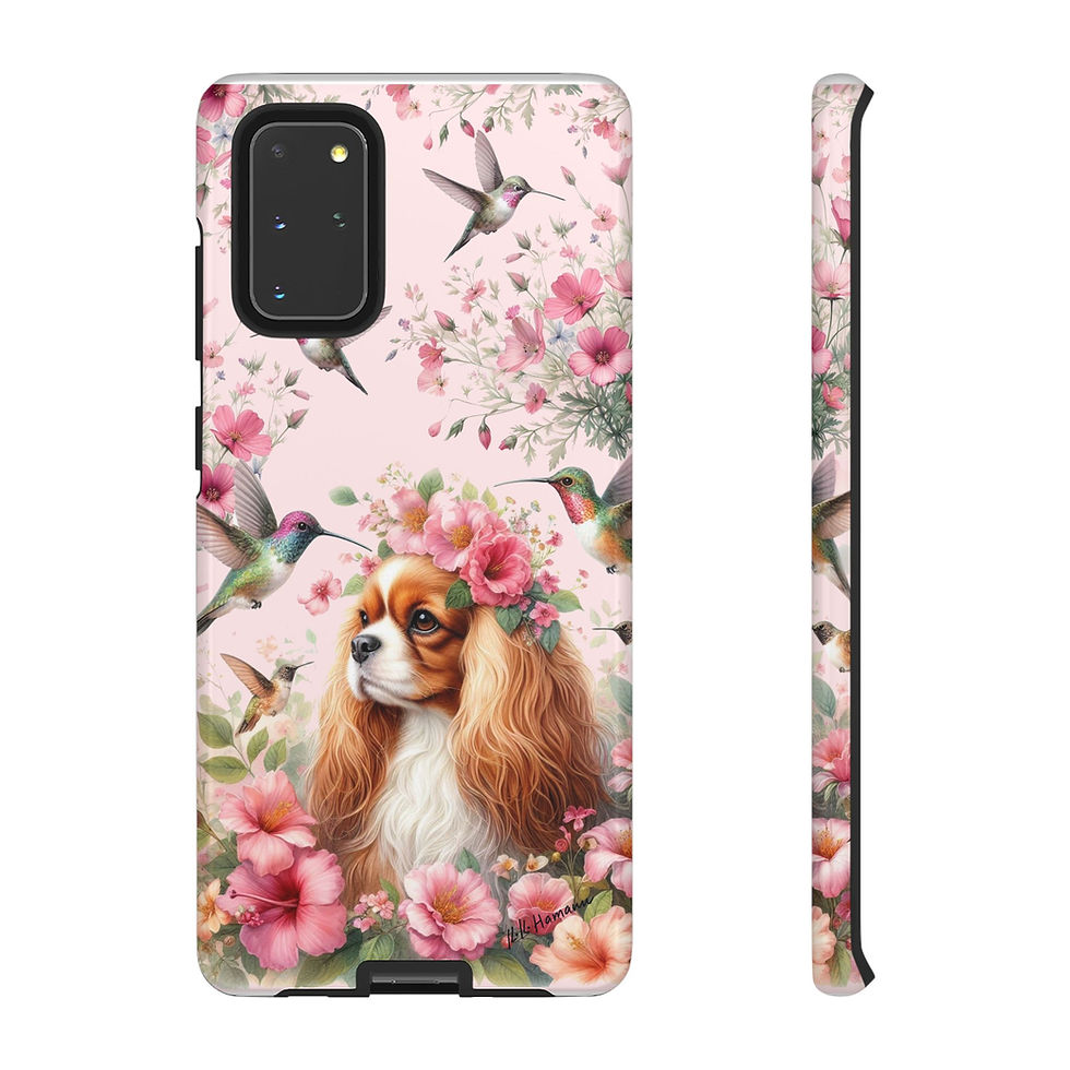 Thumbnail: Samsung Cavalier and Hummingbirds - Phone Tough Cases