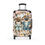 Thumbnail: Pekingese "Tourists" Hard Shell Suitcase with Florals, 3 sizes
