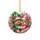 Thumbnail: Yorkies 2 "Elves", ceramic circle ornament