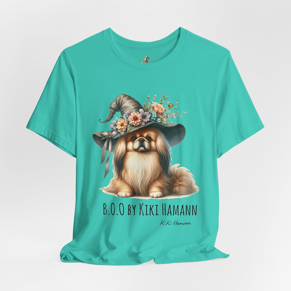Thumbnail: Pekingese  "Boo"  Tshirt (Boyfriend Cut)
