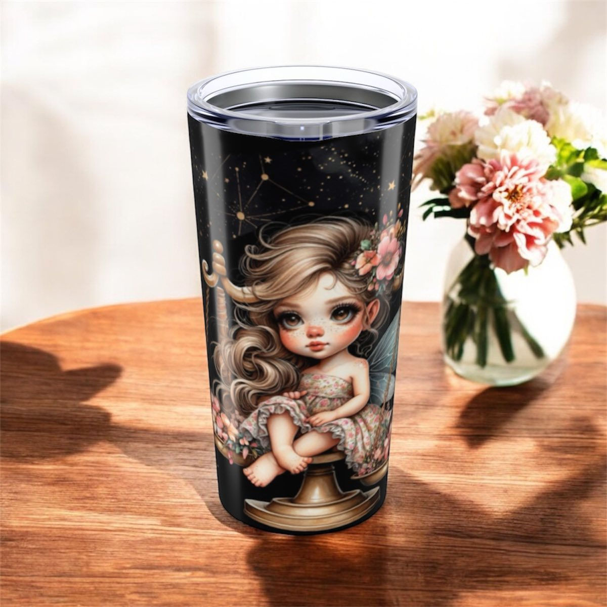 Libra Zodiac Fairy Serenity Tumbler Collection