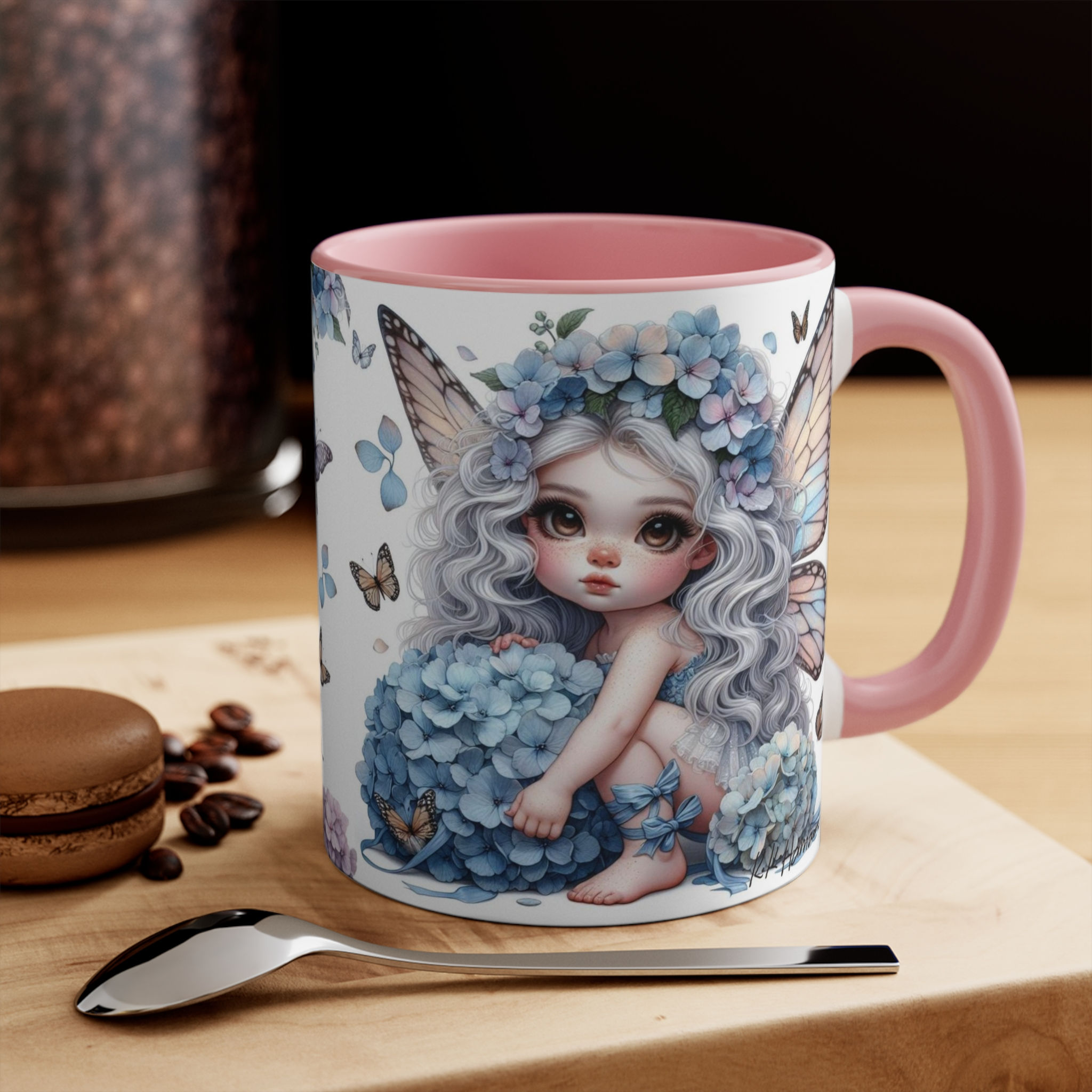 Hydrangea Fairy "Flower Fairies" Art Mug