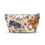Thumbnail: Yorkie "Tourists" Accessory Pouch with Floral Print | Perfect for Pet Lovers