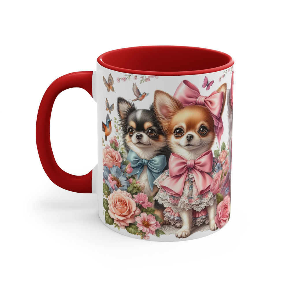 Thumbnail: Chihuahua "Spring Time"  Art Mug