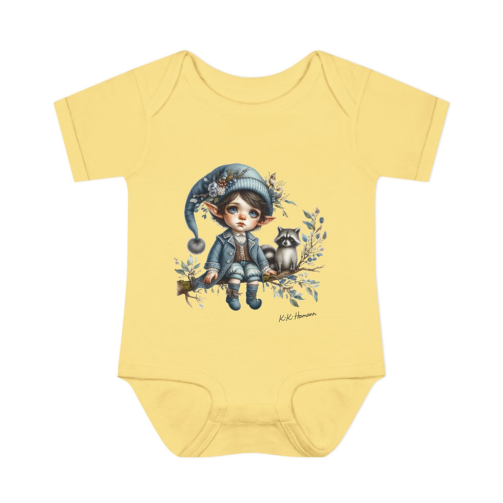 Thumbnail: Kiki Baby Thistle's Raccoon Infant Baby Suit - Vintage Fancy Magic