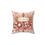 Thumbnail: No Dogs  "Pink North Pole"  -Faux Suede Square Pillow 14 x 14" 
