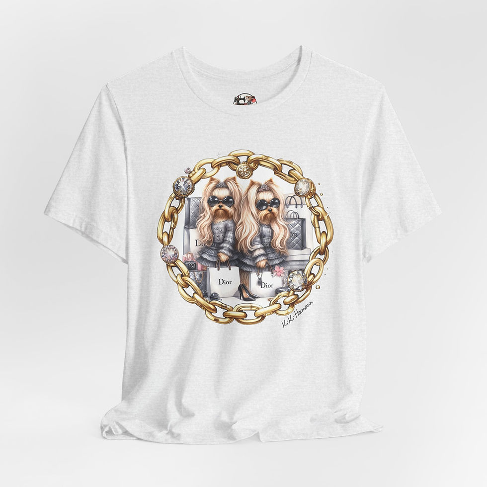 Thumbnail: Yorkie  "Dior"  Tshirt (Boyfriend Cut)