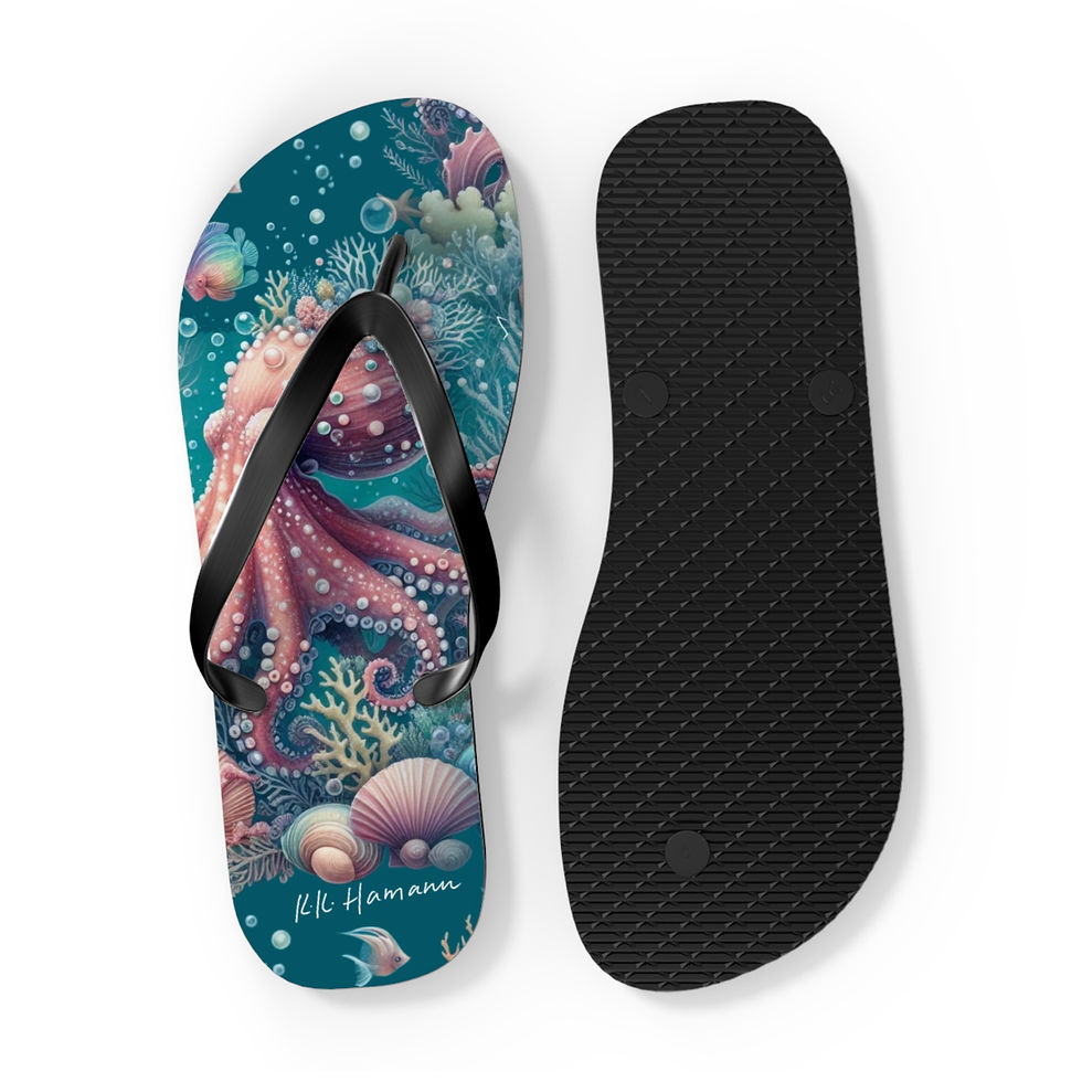 Thumbnail: Octopus Flip Flops "Imaginary Ocean"