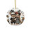 Thumbnail: Yorkies 2 "Farmhouse Elves", ceramic circle ornament