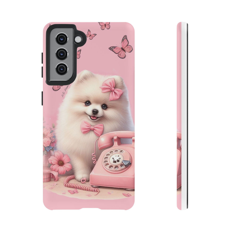 Thumbnail: Samsung Pomeranian   Pink Phone Tough Cases