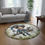 Thumbnail: Thistle Elf Round Area Rug | Kiki Baby