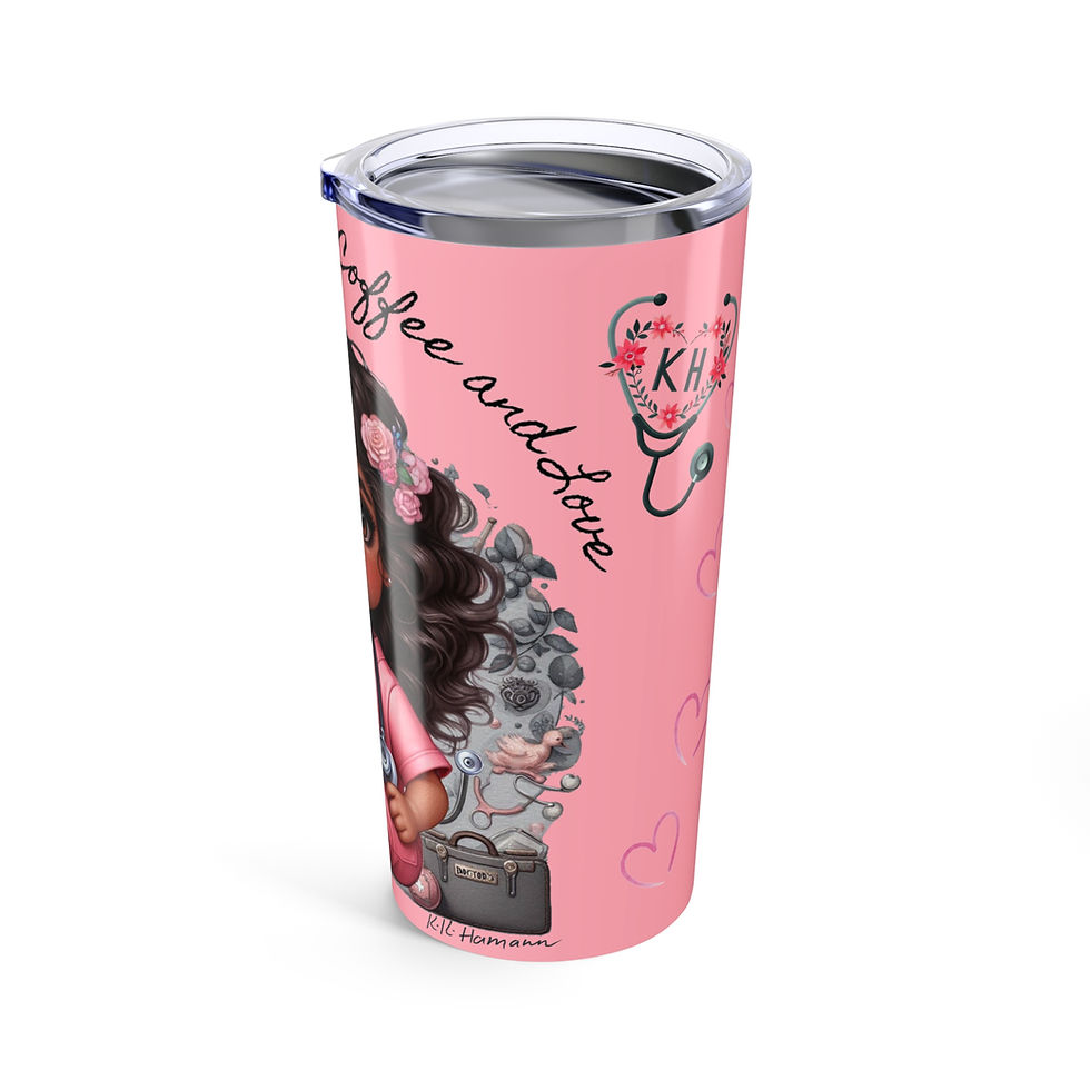 Thumbnail: Nurse Maria "Moved by Coffee and Love" - Tumbler 20oz