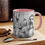 Thumbnail: Maltese French Style  "Black  Toile de Jouy "  Art Mug