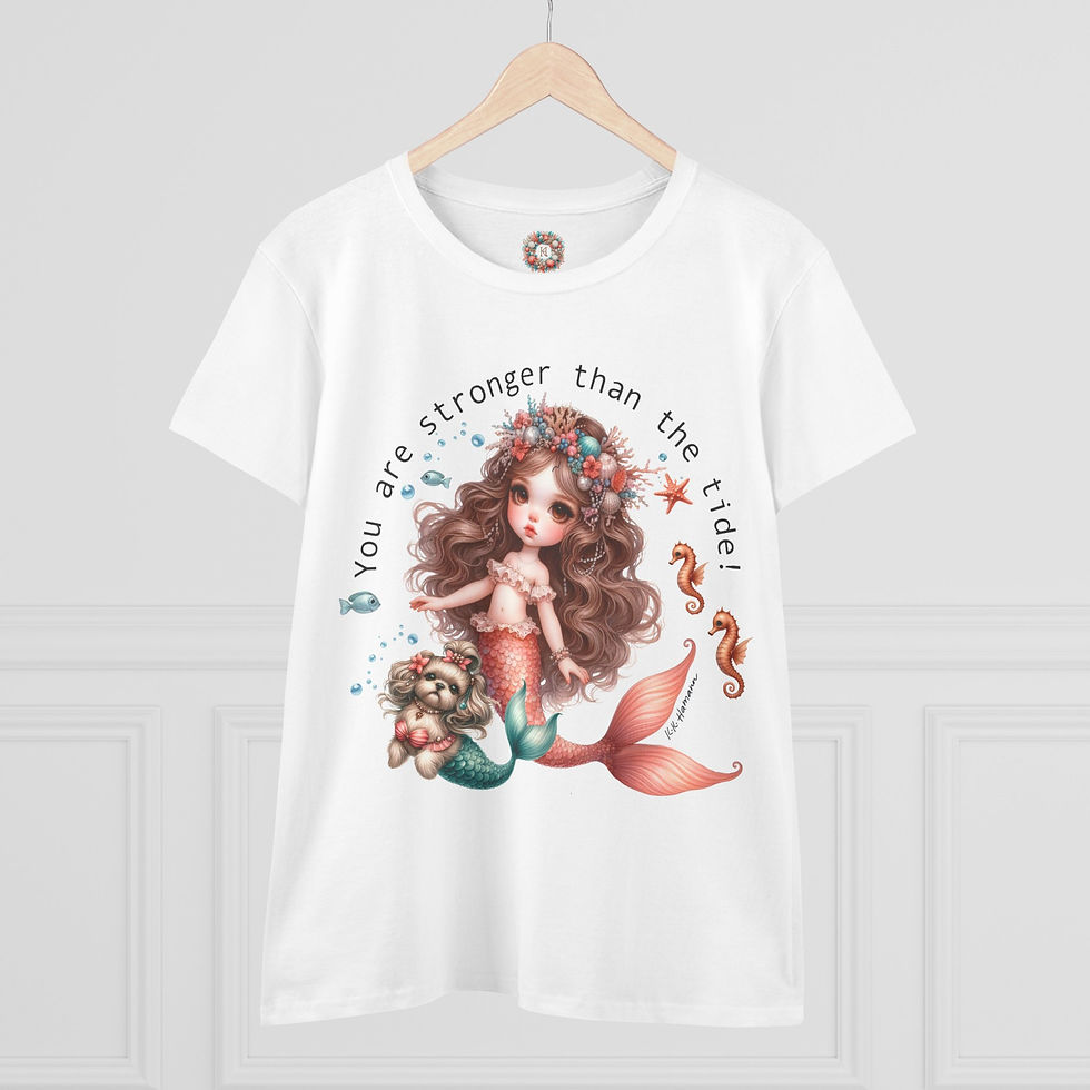 Thumbnail: ShihTzu Merdog  - Women's Midweight Cotton Tee