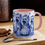 Thumbnail: Yorkie French Style  "Blue Toile de Jouy "  Art Mug