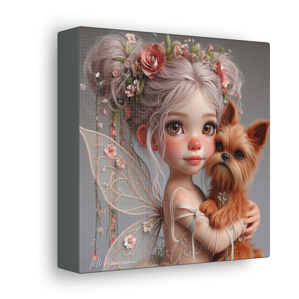 Thumbnail:  Brussels Gryphon 2 - Canvas Print - Gallery Style -  Fairy Tails
