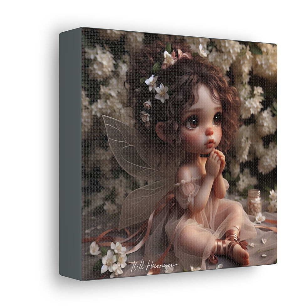 Thumbnail: Jasmine 3 - Canvas Print - Gallery Style -  Flower Fairies