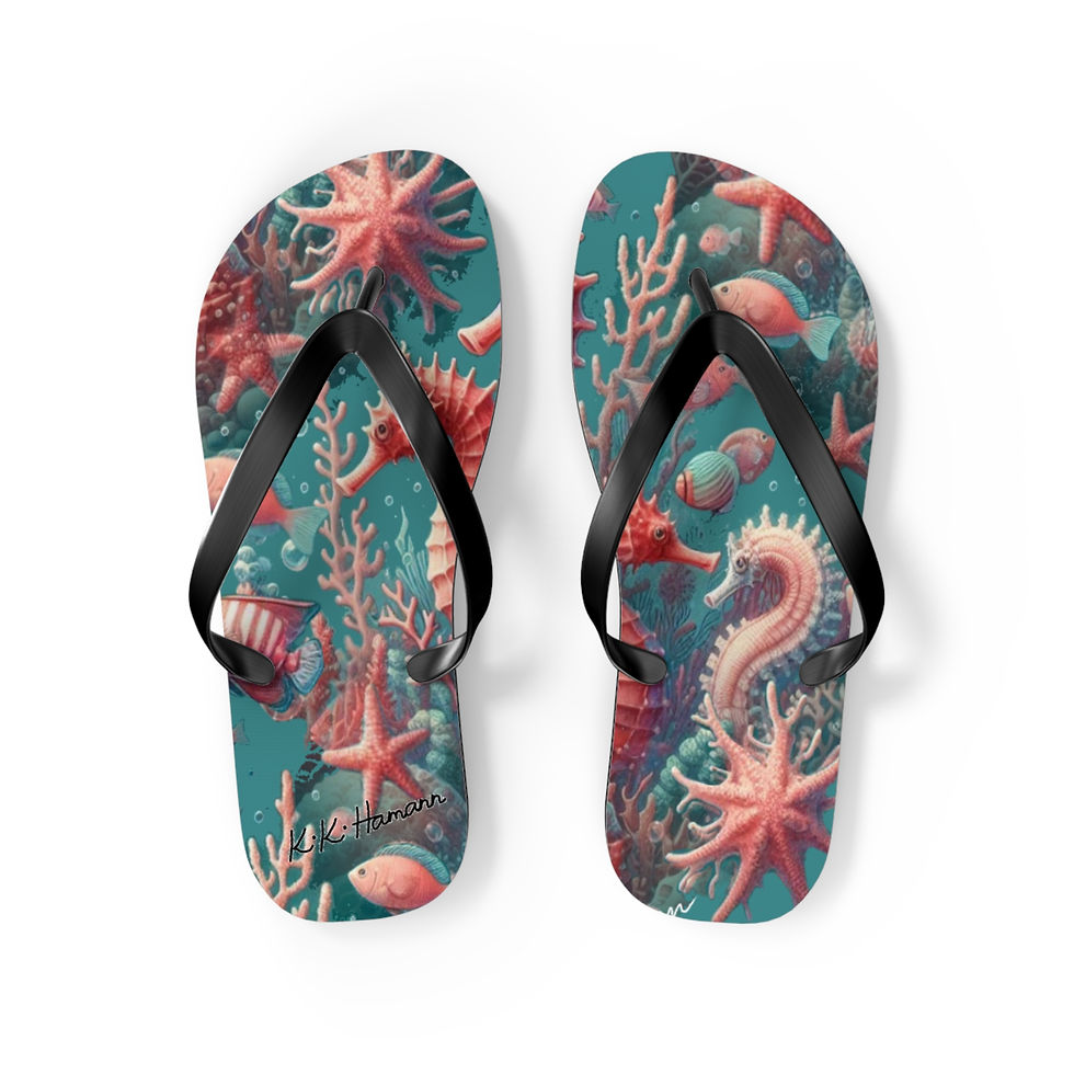 Thumbnail: SeaHorses  Flip Flops "Imaginary Ocean"