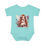 Thumbnail: Kiki Baby Iris Fairy Infant Baby BodySuit - Botanical Whimsy