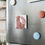 Thumbnail: Yorkie Letter D -  2" Porcelain Magnet, Square