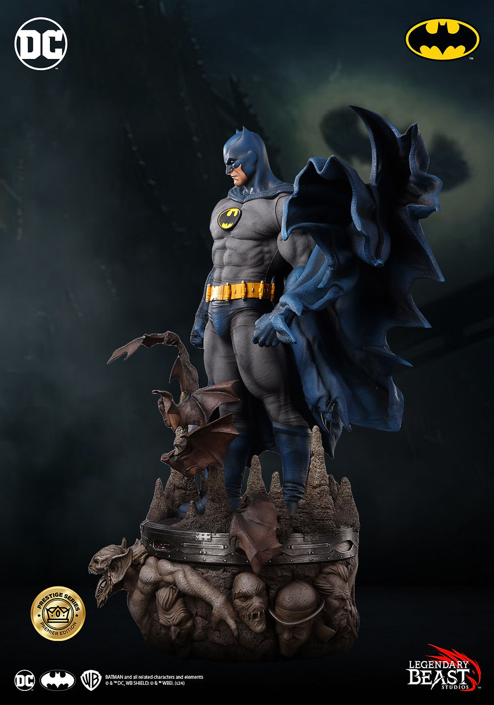 Thumbnail: BATMAN 1:3 SCALE BLUE/GRY VARIANT - PREMIER VERSION