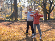 couple working out