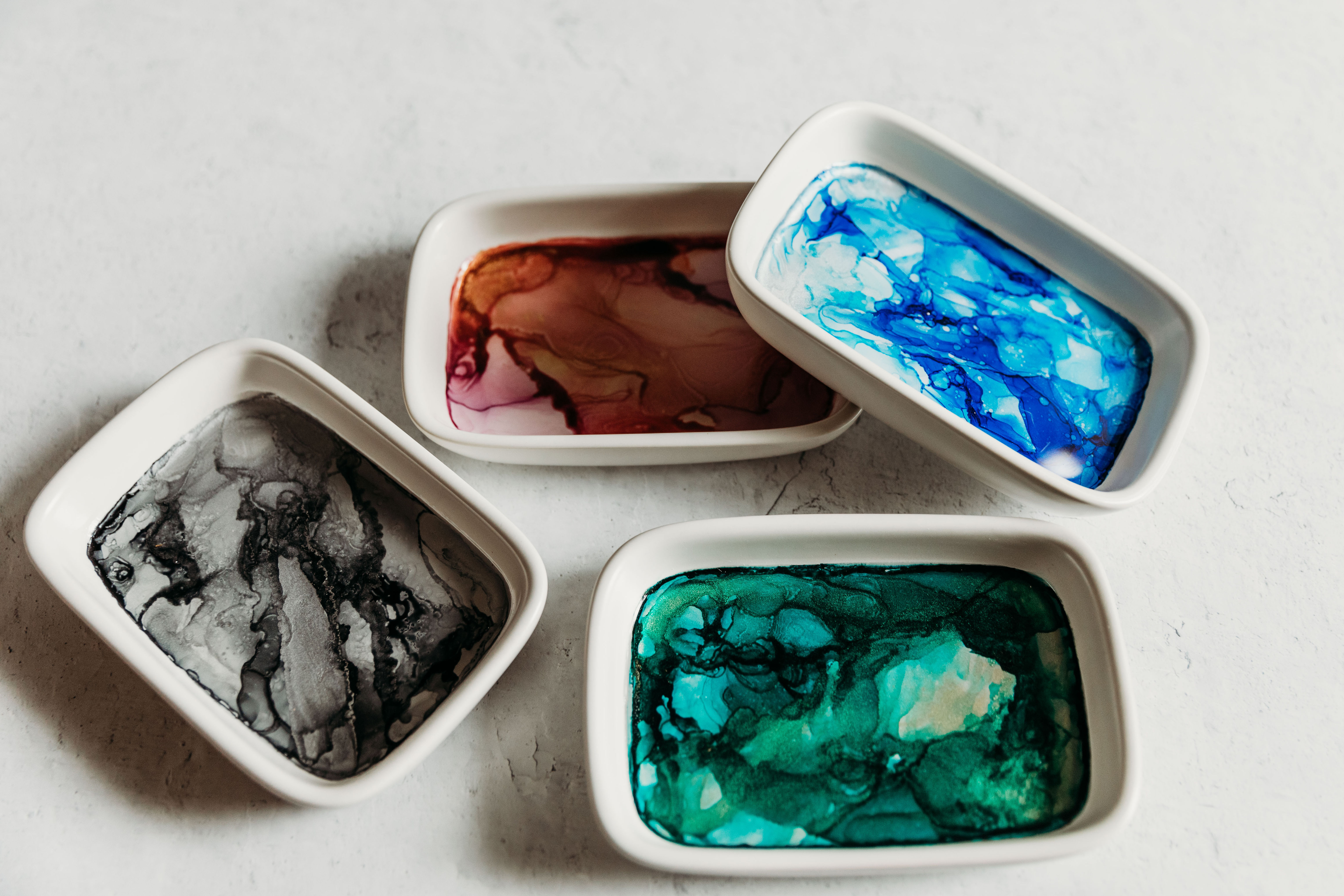 Orion's Original Designs- Hand Painted Rectangle Soap Dish