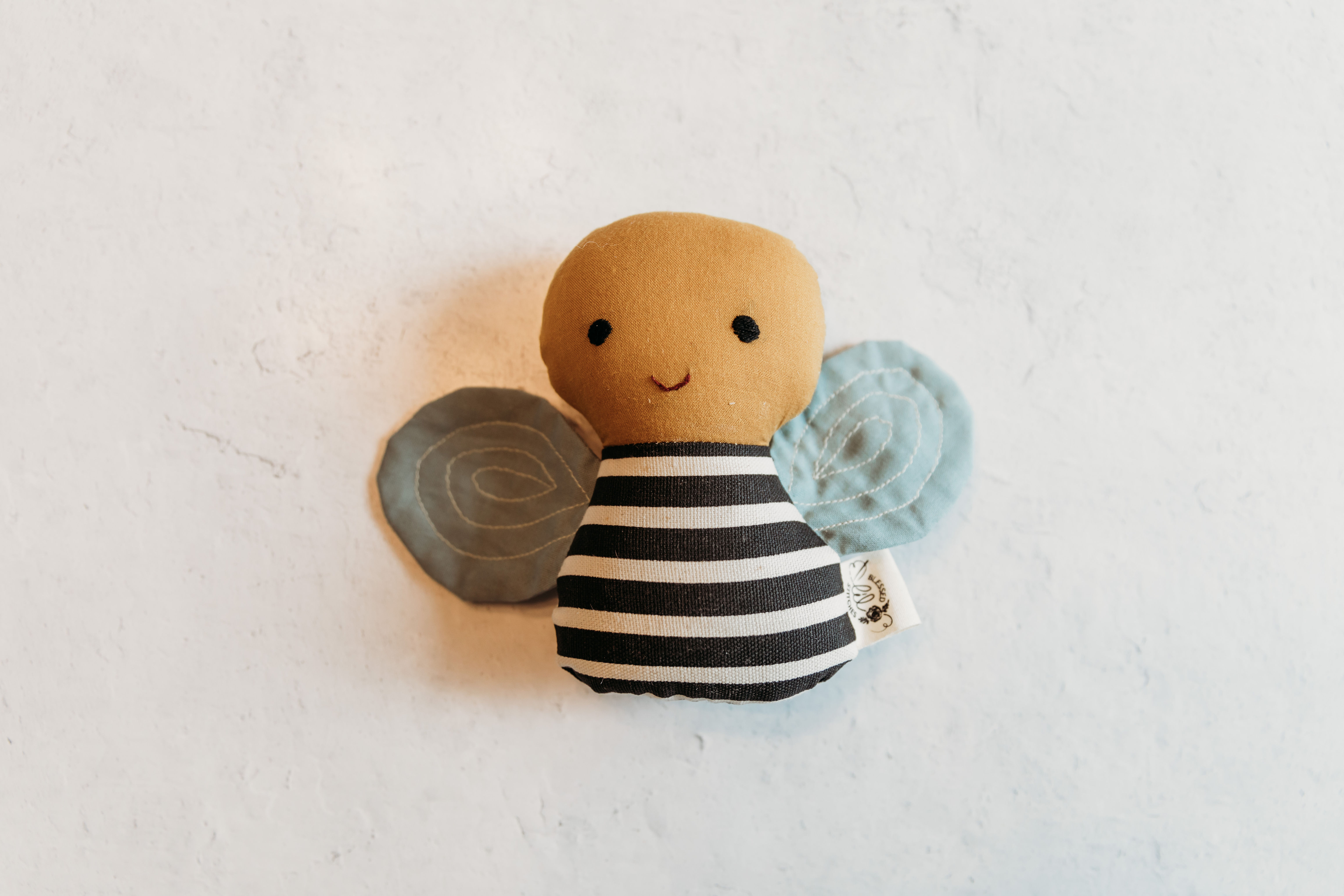 Blessed Lil Stitches Bee Rattle