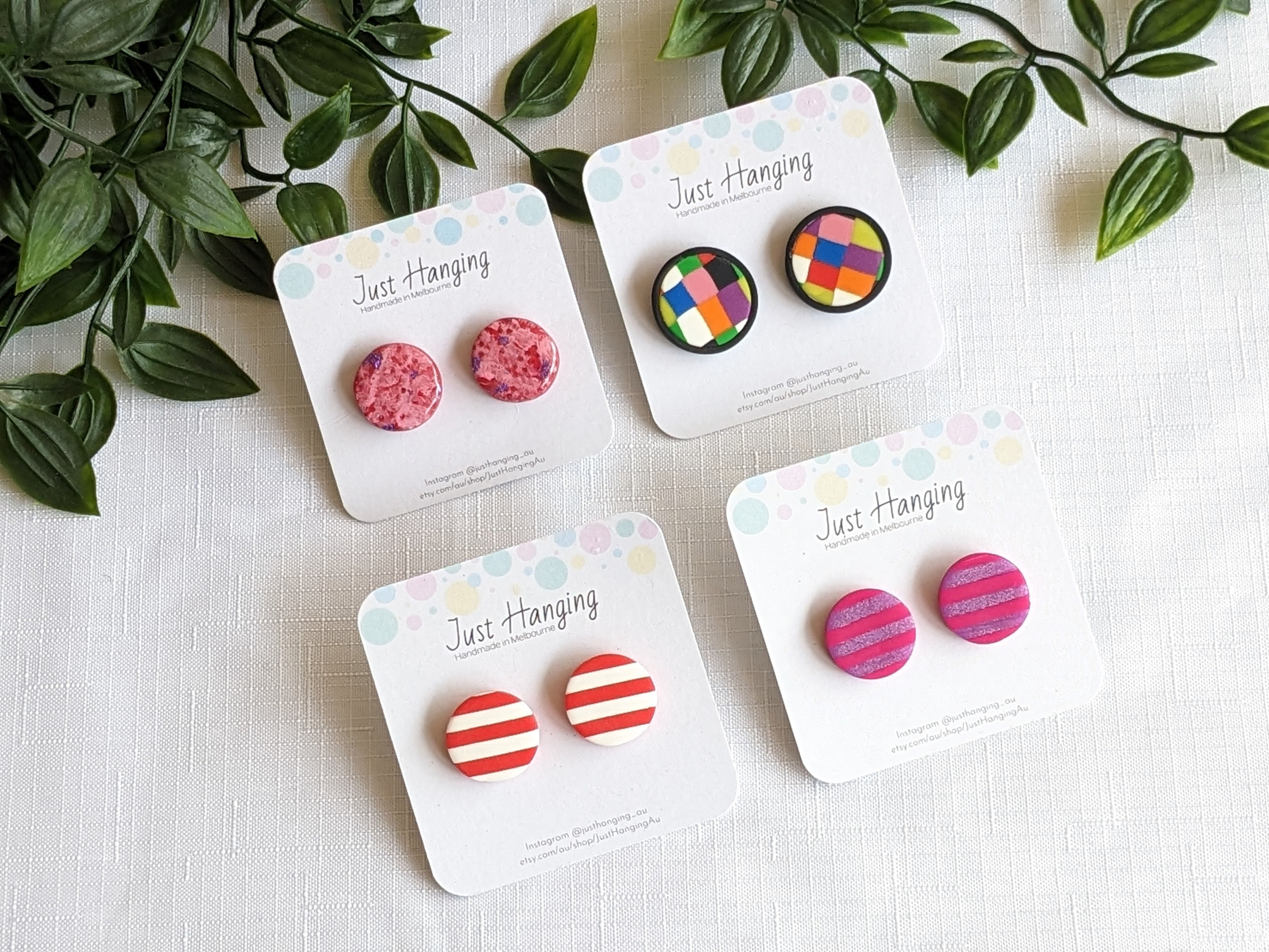 Mixed Circle Studs