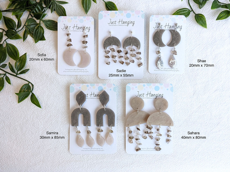 Thumbnail: Sahara - Smokey Quartz Dangle Earrings