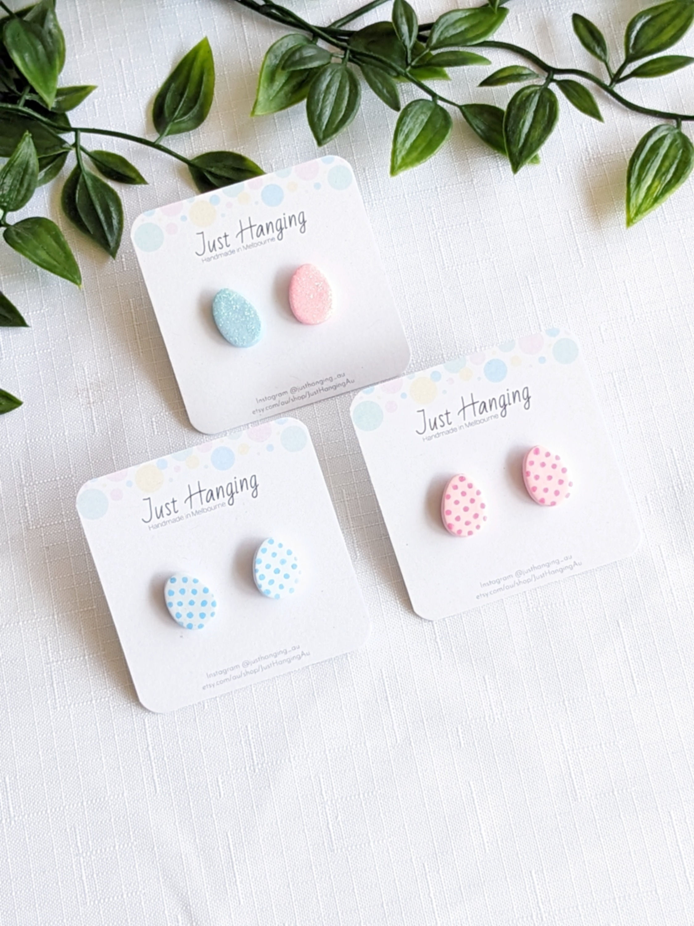 CLEARANCE - Micro Easter Egg Studs
