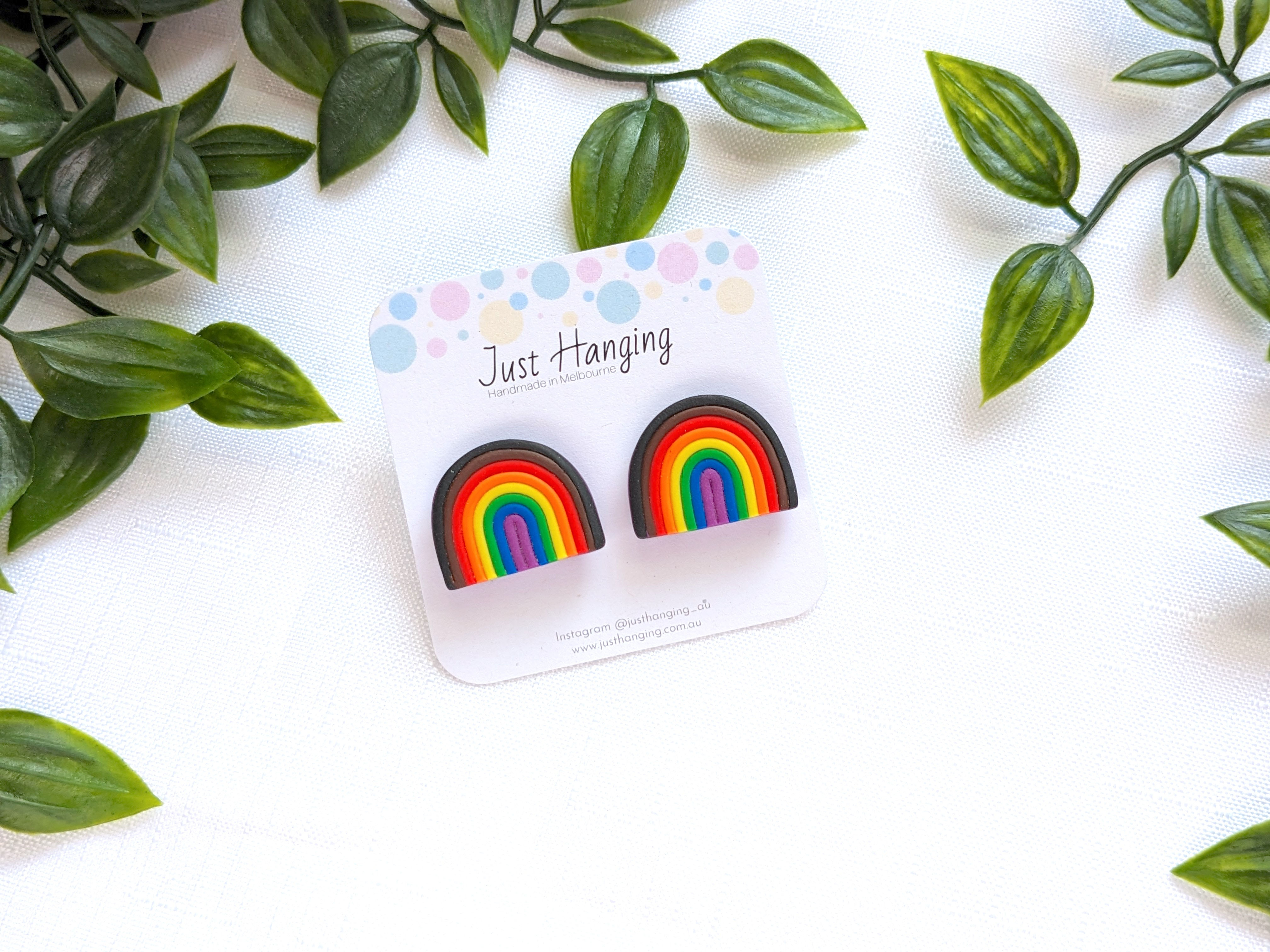 Inclusive Pride Rainbow Studs