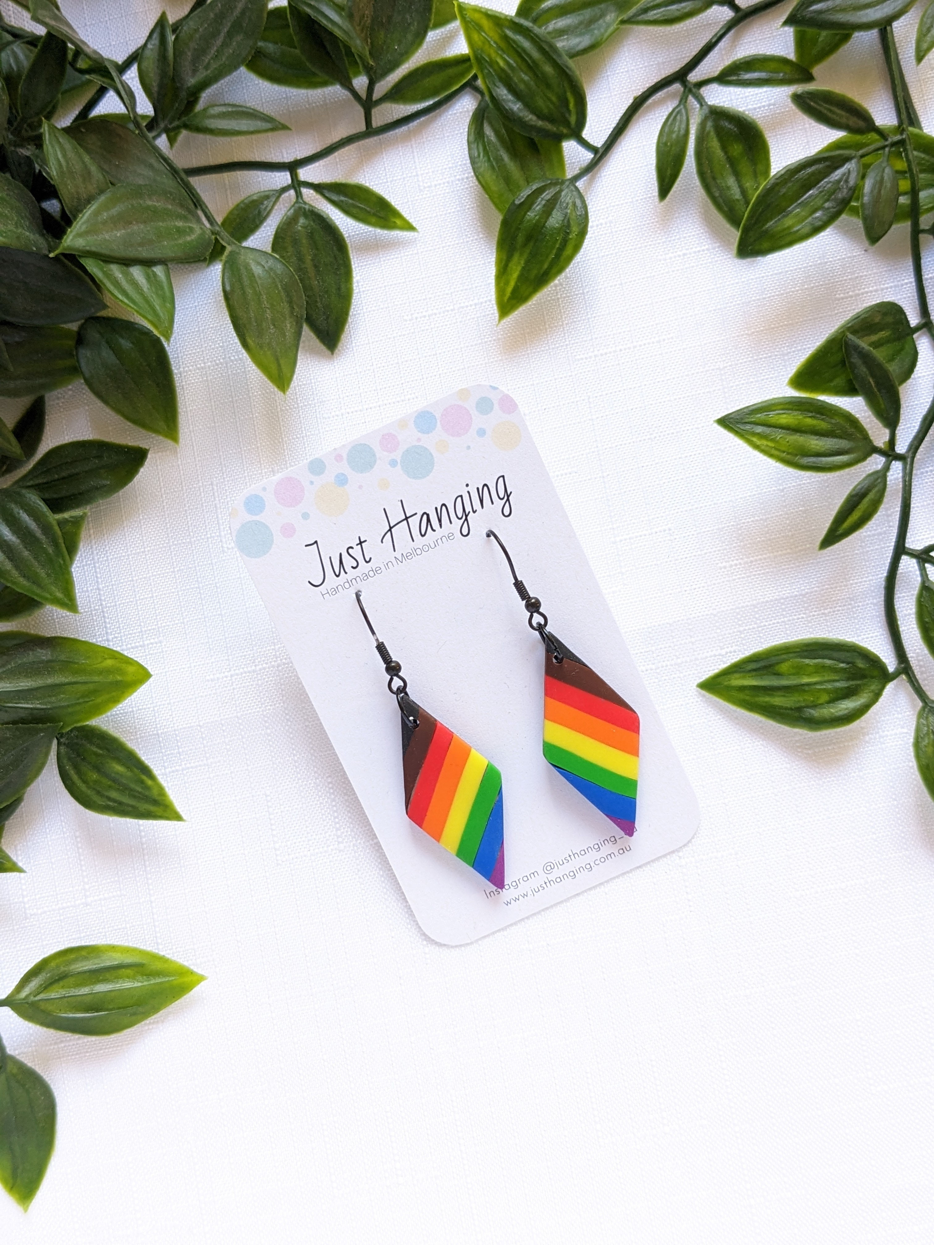 Inclusive Pride Diamond Dangles