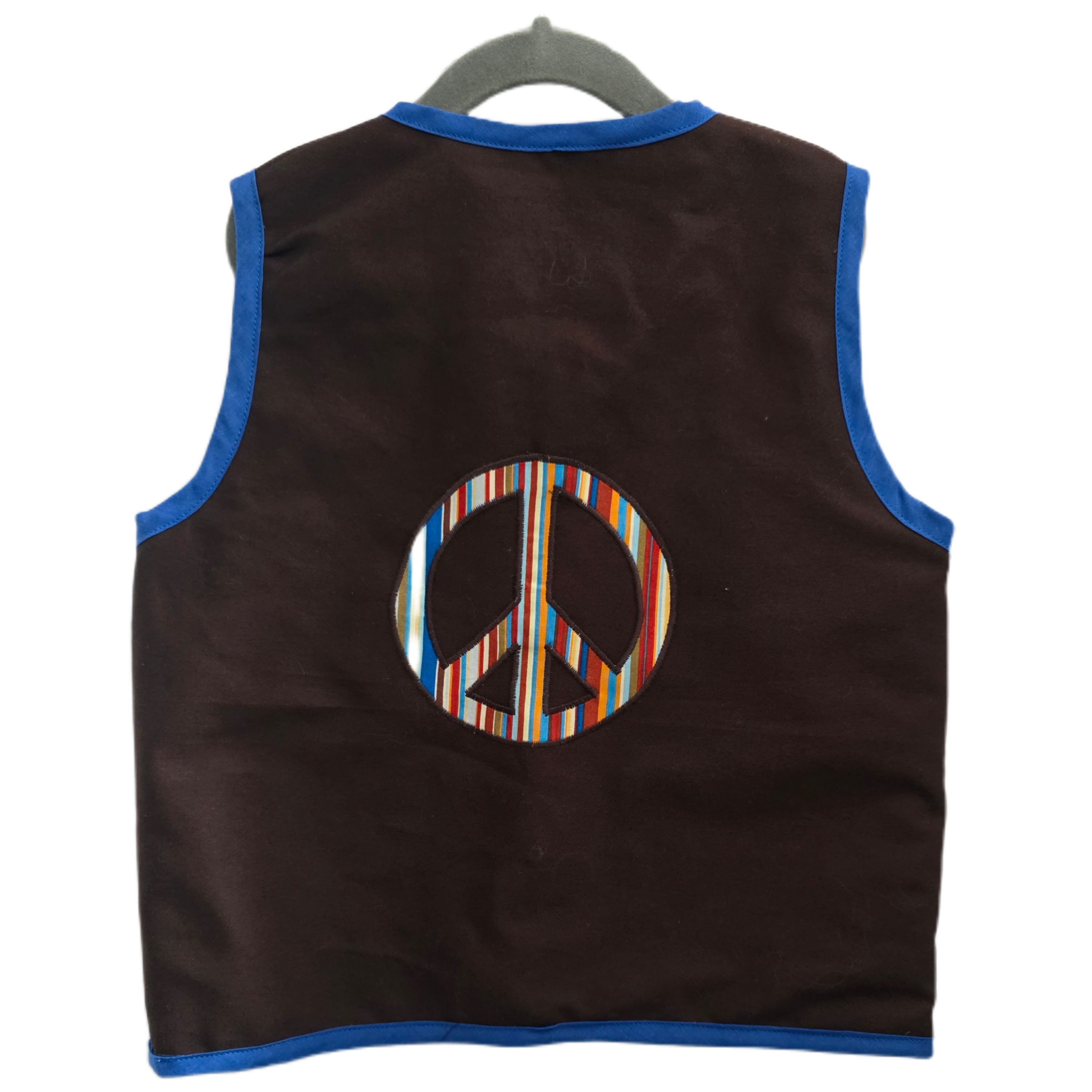 Brown Peace Gilet