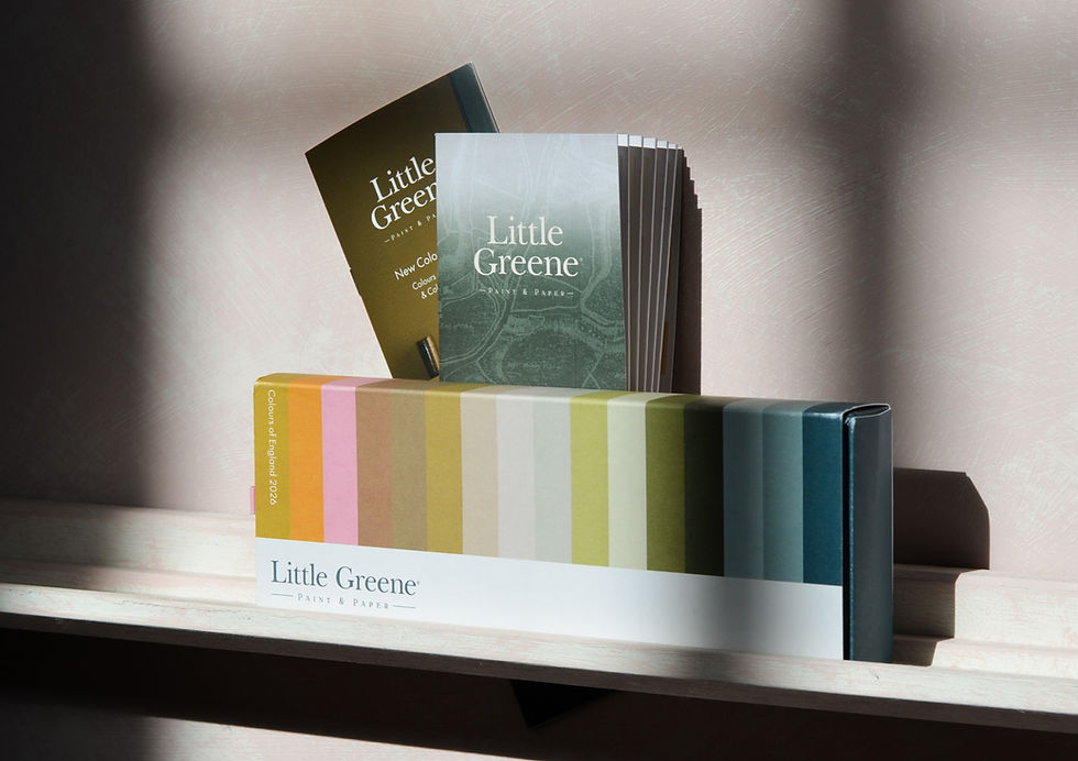 New Little Greene colour chart and colour introduction booklet