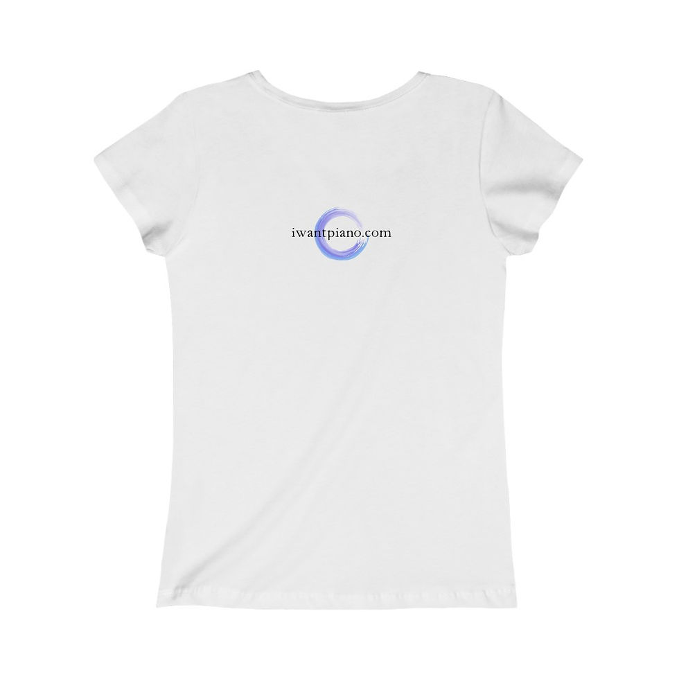 Thumbnail: Beethoven Rocks Girls Princess Tee