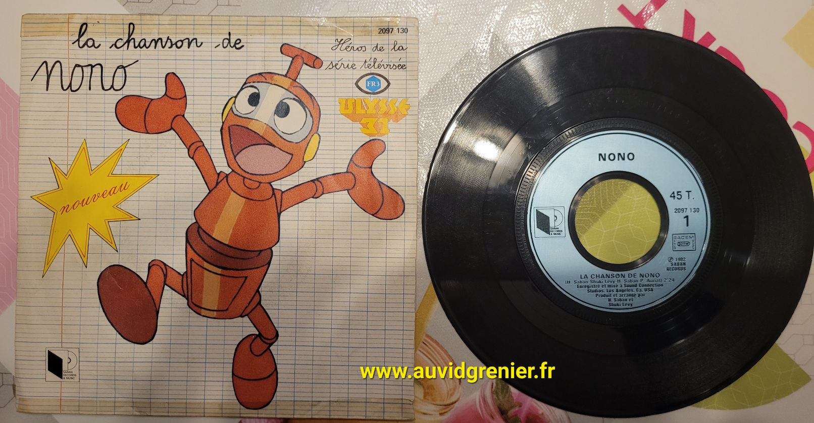 VINYLE 45T "LA CHANSON DE NONO"