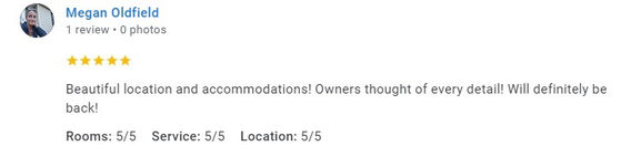 Megan Duffield review: Beautiful location and accommodations, Reviews, room, service, location