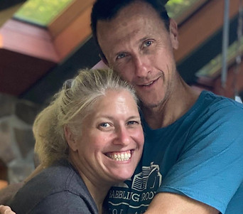 Lamar Crammer and Terri Hess, owner and on-site hosts of Babbling Brook Cottages in Dingmans Ferry, Pennsylvania.