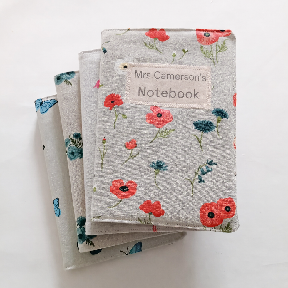 Personalised Notebook cover, Teacher Gift