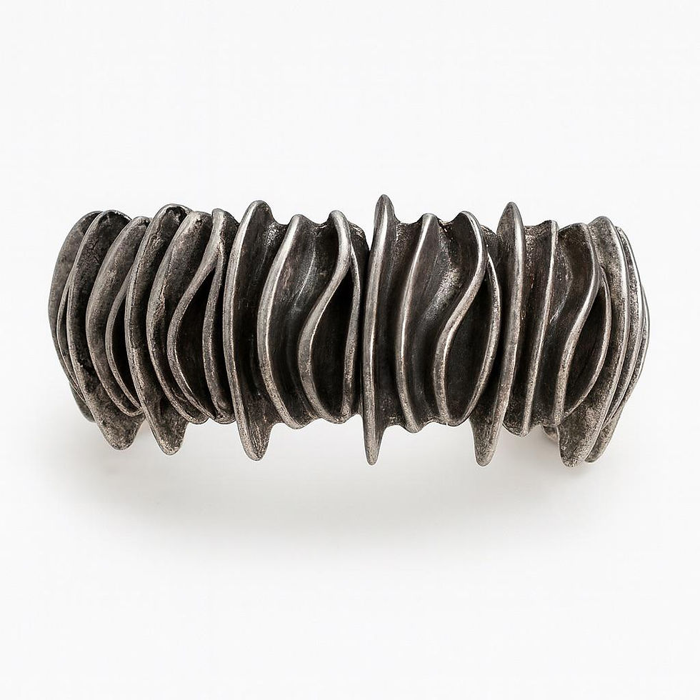 Özel Tasarım Lastikli Antik Gümüş